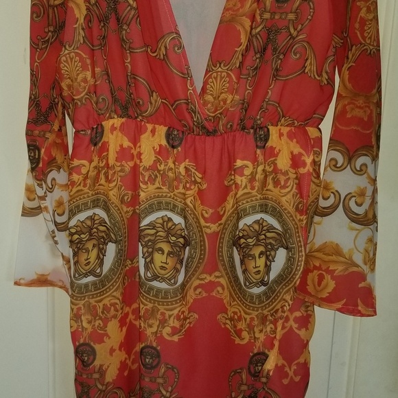 BRAND NEW midi wrap dress - Picture 2 of 3